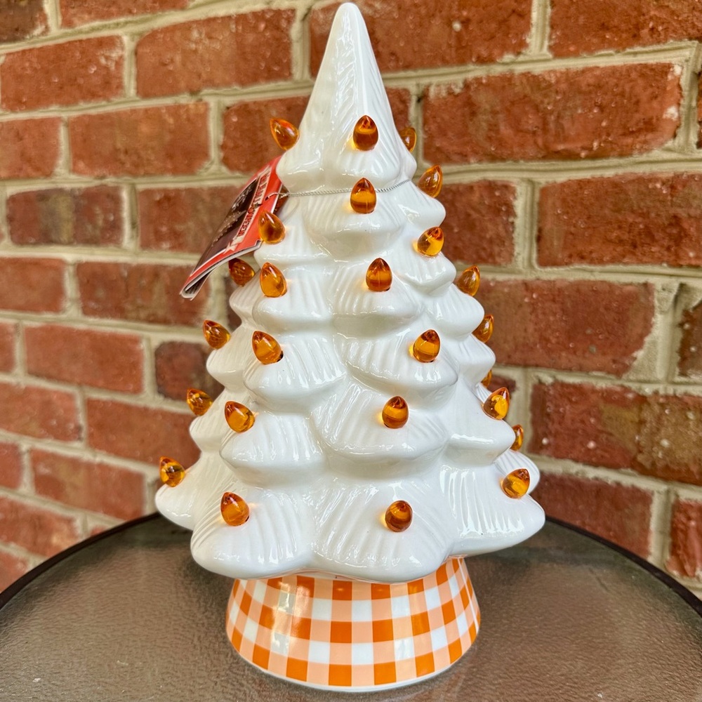 Tennessee Vols Vintage Ceramic Christmas Tree